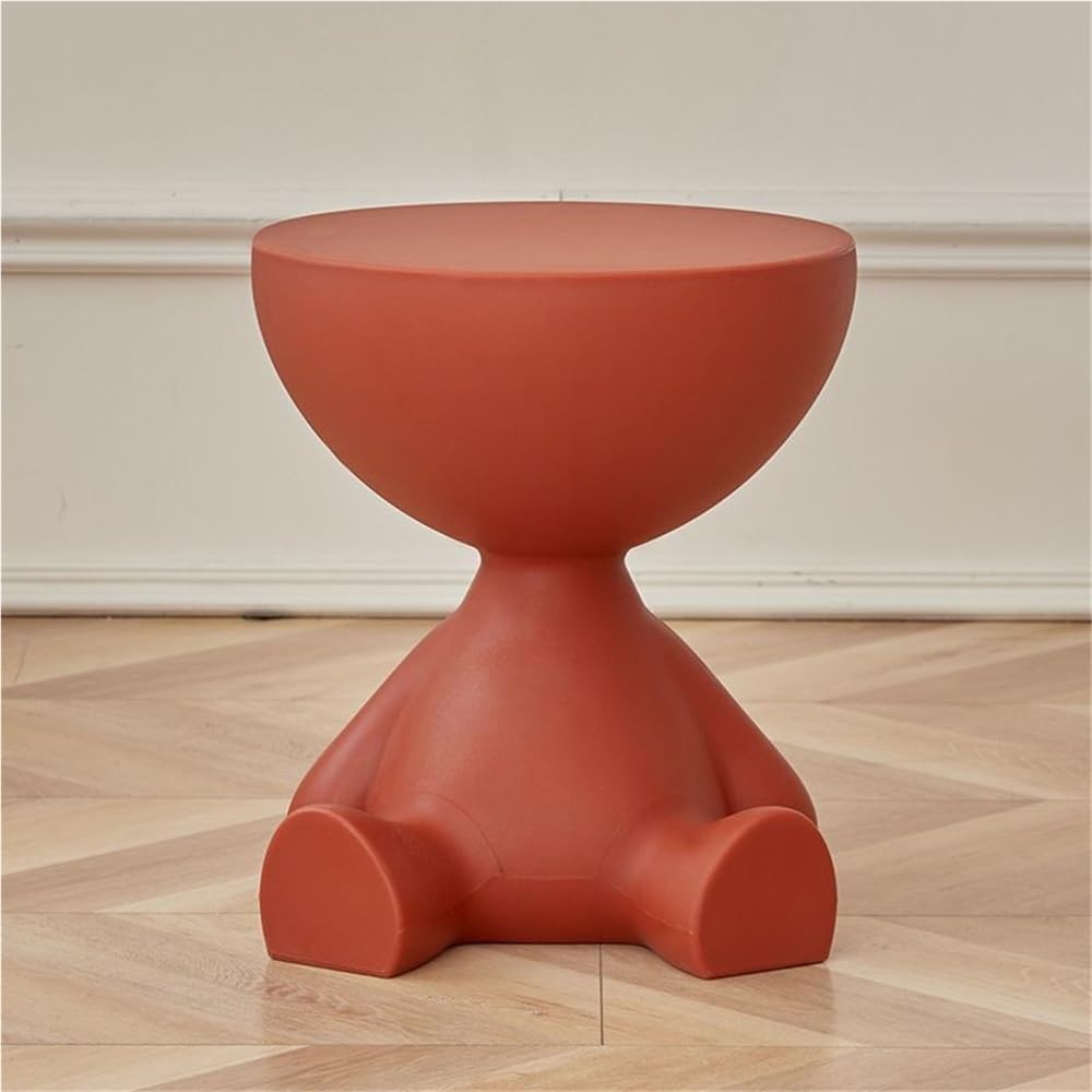 Creative Side Table, Bedside Table with Storage, Round End Table, Balcony Tab...