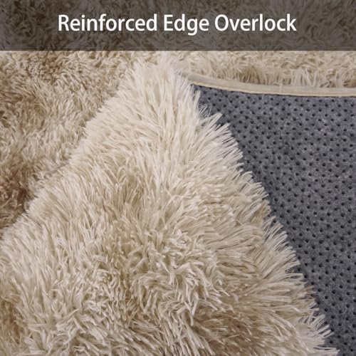 5x7ft Upgrade Non-Slip Area Rugs, Living Room Shaggy Rug, Fluffy Carpets