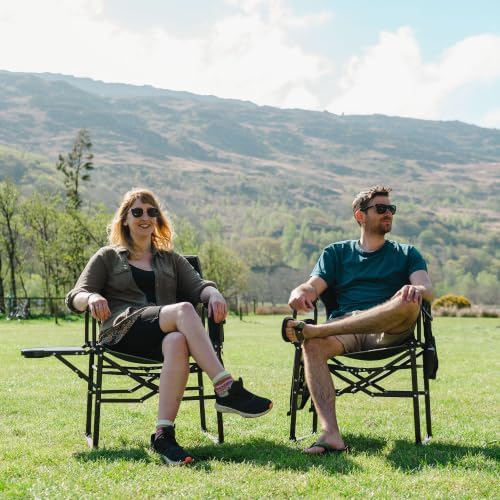 SUNNYFEEL Oversized Directors Camping Chair for Adults with Side Table | Padd...