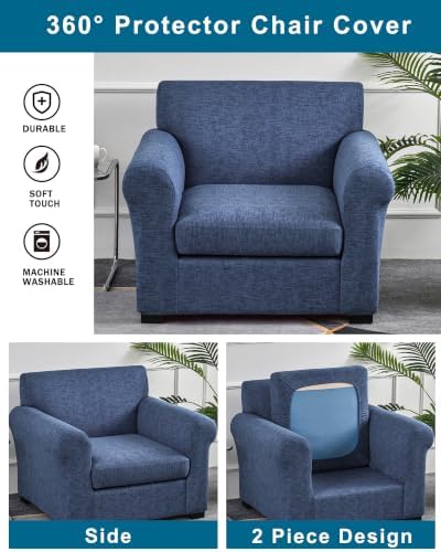 CRFATOP Armchair Chair Covers for Living Room Sofa Couch Slipcover,C01