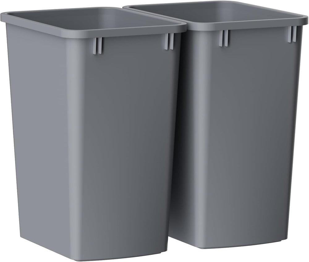 ROOMTEC 35QT Kitchen Trash Can, Lightweight and Sturdy Slim Trash Can,