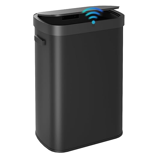 WLIVE 13 Gallon Trash Can, 50 Liter Large Capacity Motion Sensor Automatic
