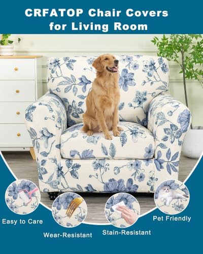 CRFATOP Armchair Chair Covers for Living Room Sofa Couch Slipcover,C11