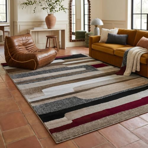 RUG BRANCH Sakarya 5' x 8' (5'3" X 7'7") Mid-Centur...