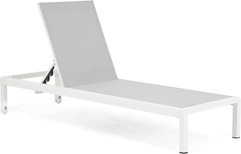 Christopher Knight Home Set of 2 Berton Outdoor Mesh Seat Chaise Lounge Chair...