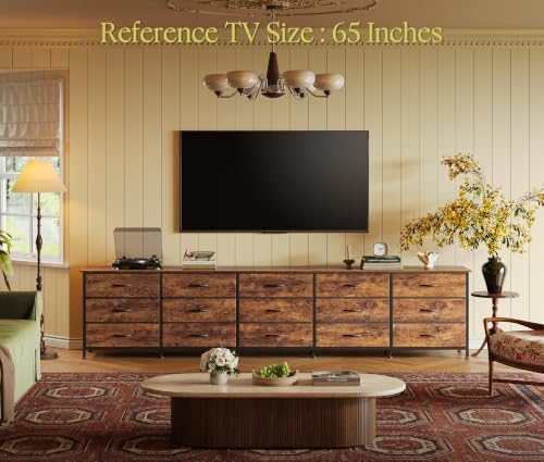Huuger 94.5 Inch Extra Long Dresser for Bedroom, Large Dresser for Closet