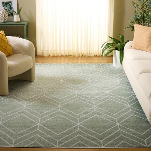 SAFAVIEH Adirondack Area Rug 8'x10', Modern Sage & Ivory ADR241Y