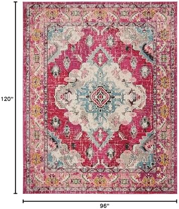 SAFAVIEH Monaco Area Rug 8x10, Large Pink & Multi MNC243D