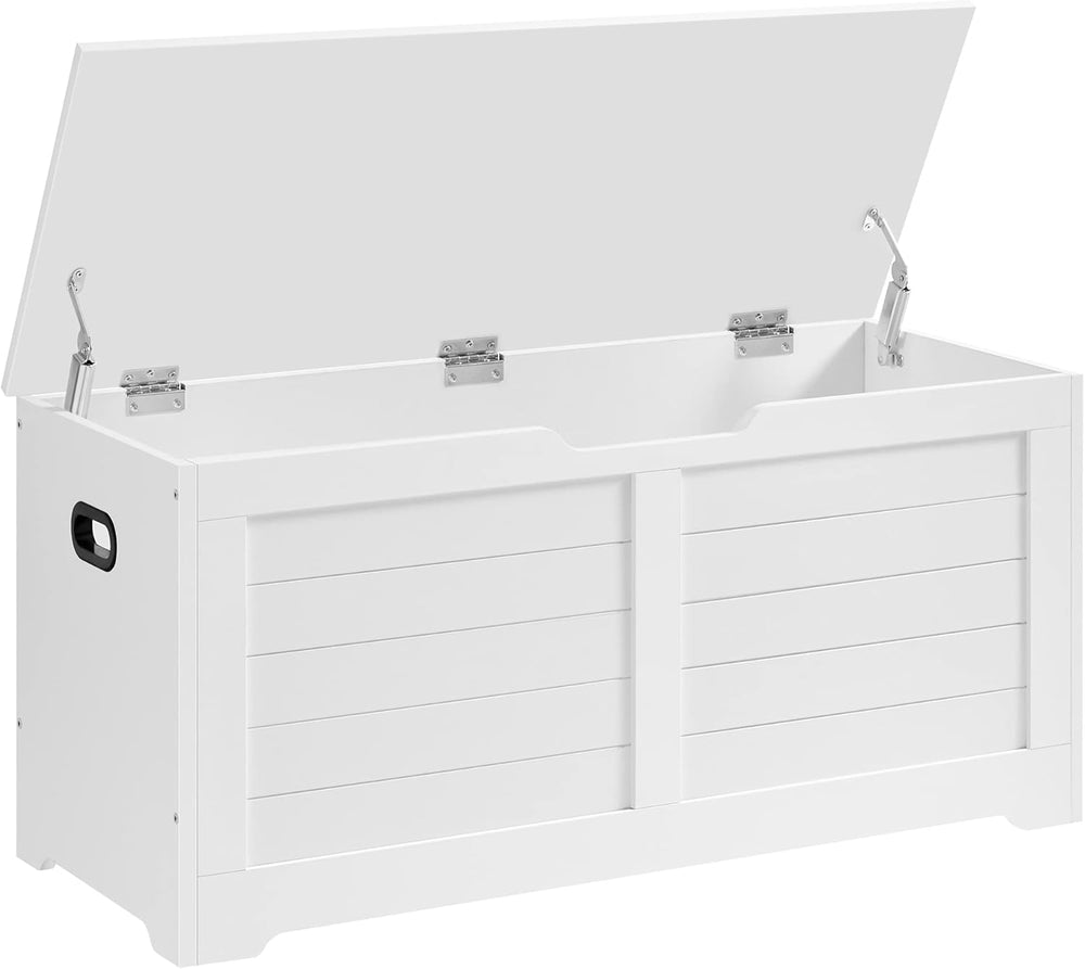 VASAGLE Storage Chest, Storage Bench with 2 Safety Hinges, Farmhouse Style, 1...