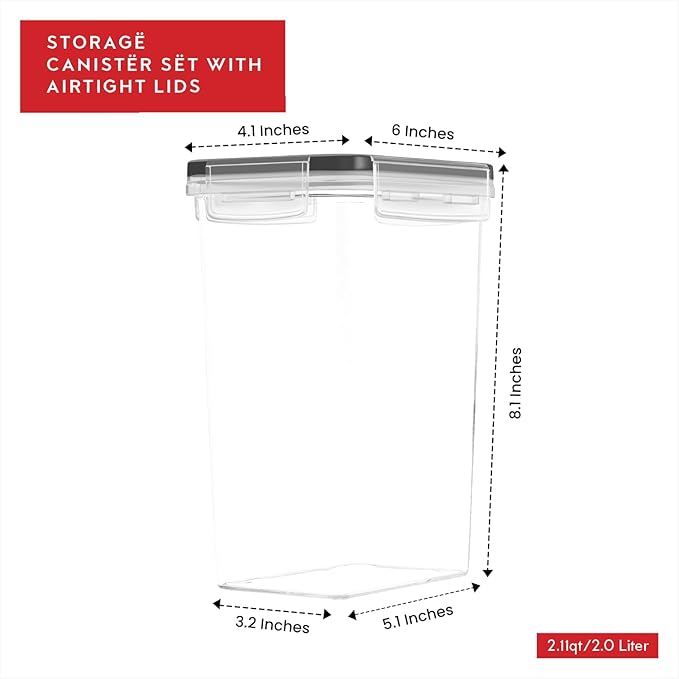 DWËLLZA KITCHEN Airtight Food Storage Container Set