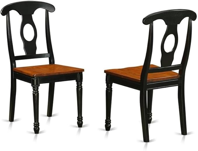 East West Furniture LGKE9-BCH-W 9 Piece Dining Table Set Includes a Rectangle...