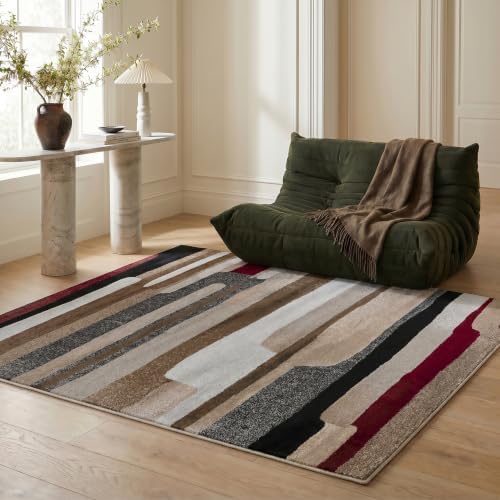 RUG BRANCH Sakarya 5' x 8' (5'3" X 7'7") Mid-Centur...