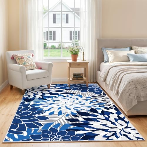 ZonLi 5x8 Area Rug for Living Room, Washable Rugs for Bedroom