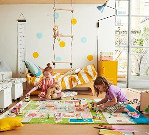 IVI 3D Play Carpet 71 x 52.5 Inch Educational Beach House Soft and Cozy Floor...