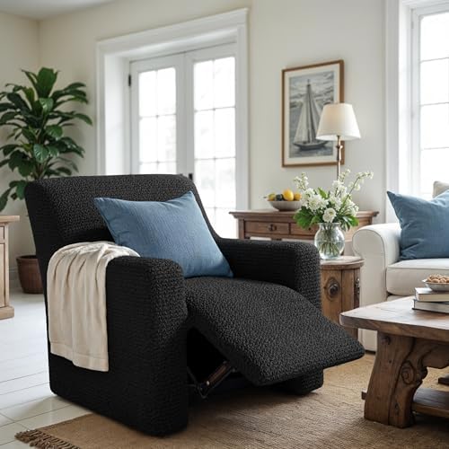 PAULATO BY GA.I.CO. Recliner Cover – Soft Form-Fit Slipcover – Stretch 1-Piec...
