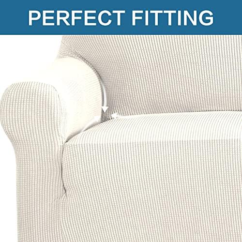 H.VERSAILTEX Armchair Cover Stretching Skid Resistance Couch Cover for Dogs W...