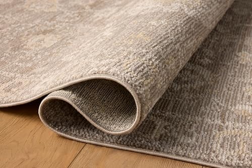 Loloi Magnolia Home Pace Taupe/Wheat 5'-3" x 7'-6" Area Rug