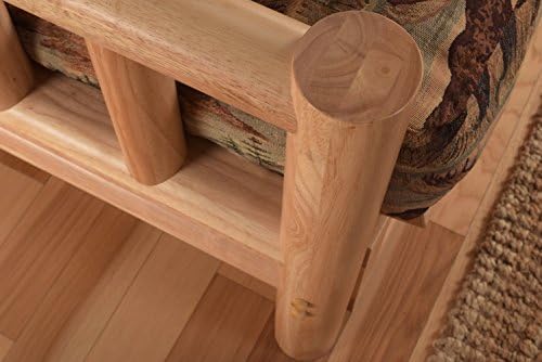 Kodiak Futons Convertible Lodge Futon Frame in Natural Finish