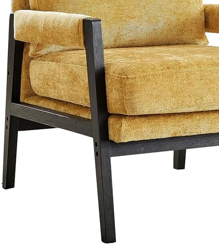 Roundhill Furniture Kelly Mid-Century Modern Chenille Upholstered Accent Armc...