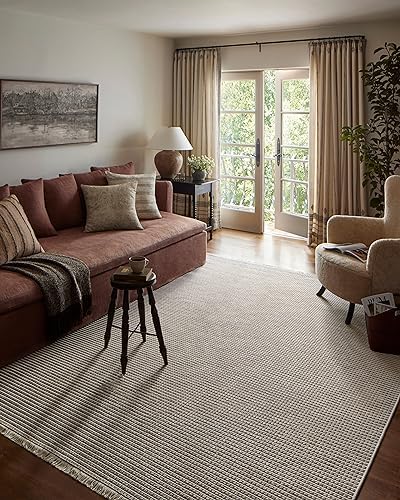 Loloi Amber Lewis Malibu Ivory/Dove 5'-1" x 7'-7" Area Rug