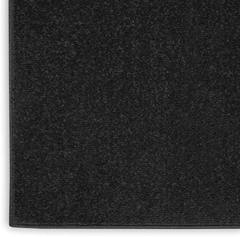 Nourison Home Nourison Essentials Black 8' x 10' Area Rug - Easy Clea...