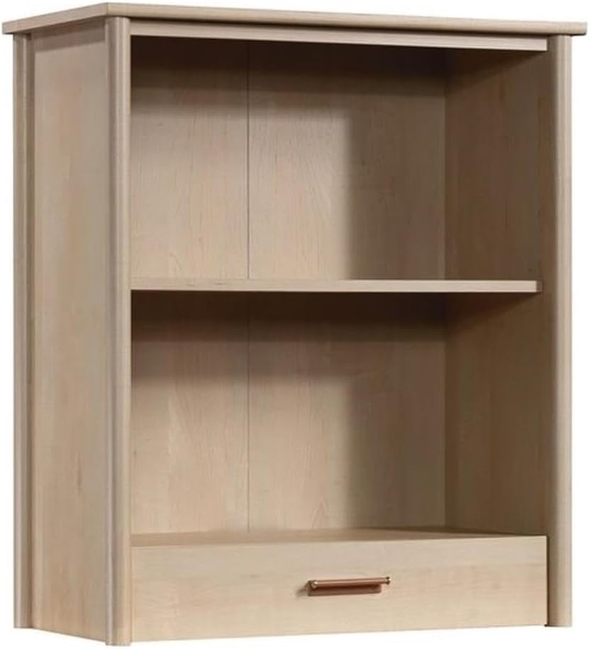 Sauder Whitaker Point Transitional Engineered Wood Library Hutch in Maple