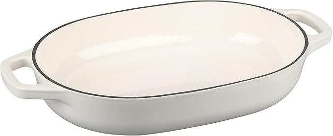 EDGING CASTING Enameled Cast Iron Oval Dutch Oven Pot