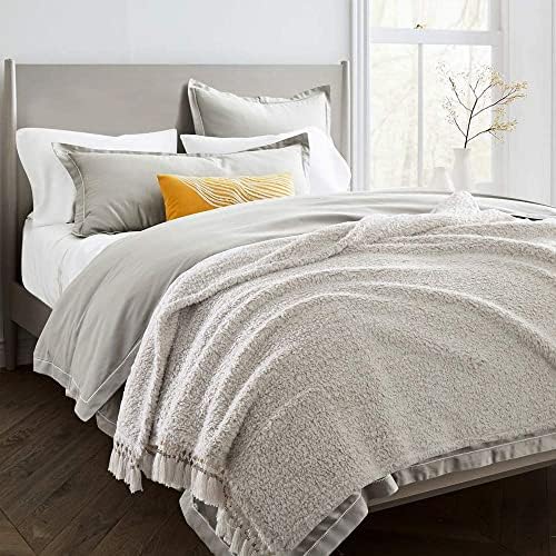 Ultra Soft Fleece Sherpa Blanket Queen Size,Lightweight Cozy Boho Bed Blanket...