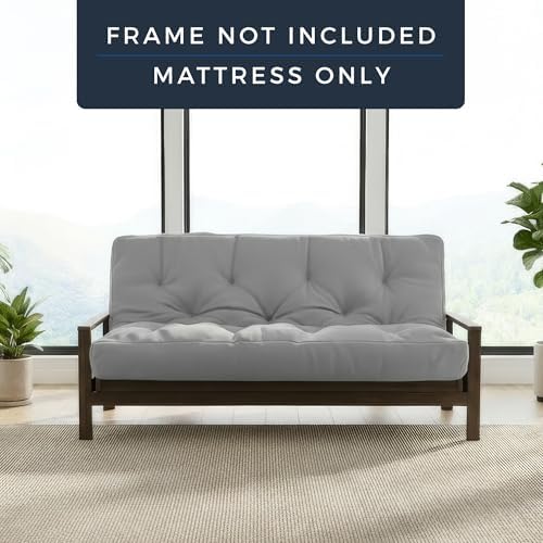 Loosh Home | 6" Full Size Futon Sofa Bed Memory Foam Mattress - USA Made...