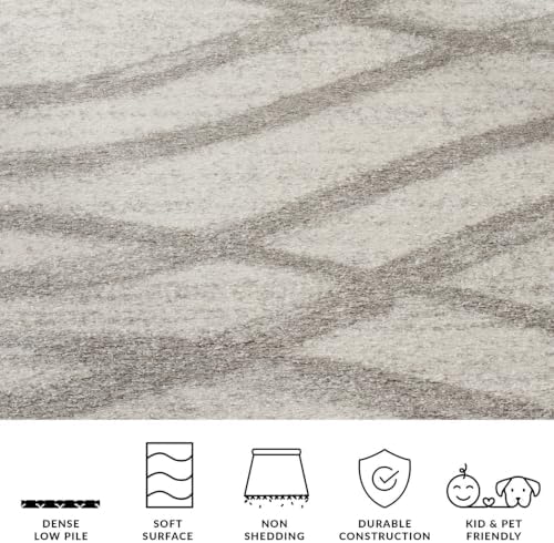 SAFAVIEH Adirondack Area Rug 8'x10', Modern Cream & Grey ADR125C