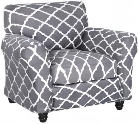 SearchI Stretch Sofa Cover Printed Couch Covers, Floral Pattern 2 Piece Armch...
