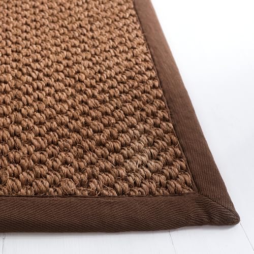SAFAVIEH Natural Fiber Accent Rug 2'x3', Coastal Chocolate NF525D