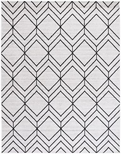 SAFAVIEH Adirondack Area Rug 9'x12', Modern Ivory & Black ADR241A