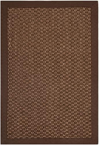 SAFAVIEH Natural Fiber Accent Rug 2'x3', Coastal Chocolate NF525D