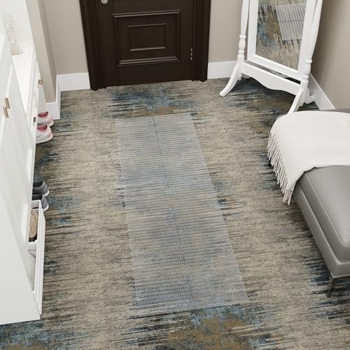 Ottomanson Hallway Rug Protector 26" x 14' – Non Slip Waterproof Cle...