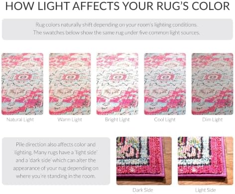 SAFAVIEH Madison Area Rug 8'x10', Traditional Fuchsia & Blue MAD473A