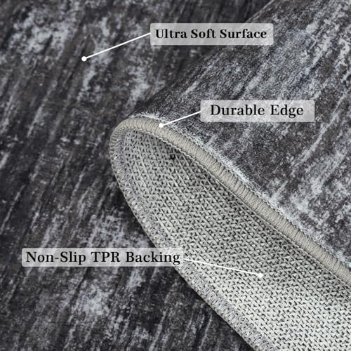 RUGSREAL Washable Rug 10x13 for Living Room Modern Abstract Area Rug Non-Slip...