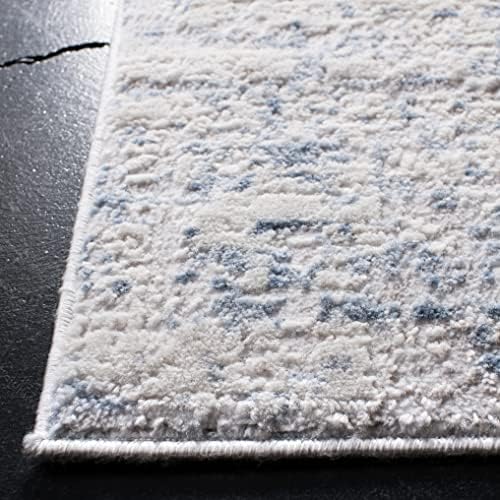 SAFAVIEH Amelia Area Rug 8'x10', Modern Ivory & Blue ALA700A
