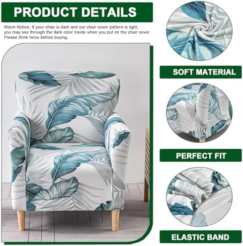 CRFATOP Accent Chair Cover, Stretch Armchair Slipcover for Living Room,29