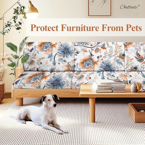 CALBODE 12Pcs High Elastic Digitally Printed Sofa Seat Cushion Cover for Fall...