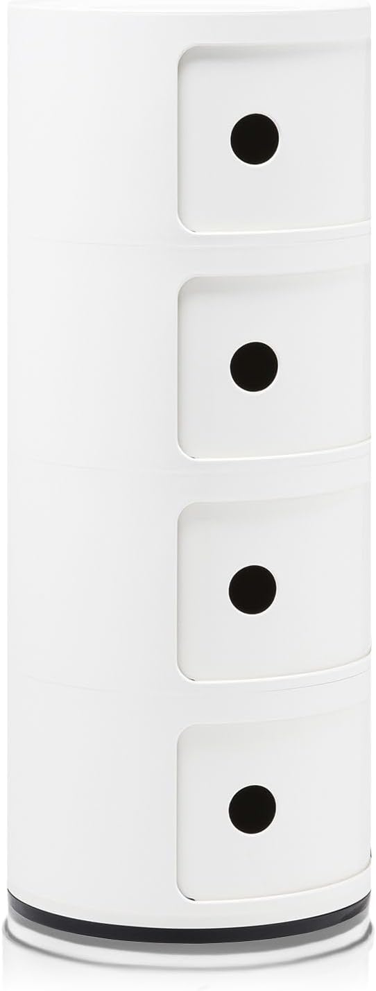 Kartell 0 Componibili, White, 32x32x77 cm