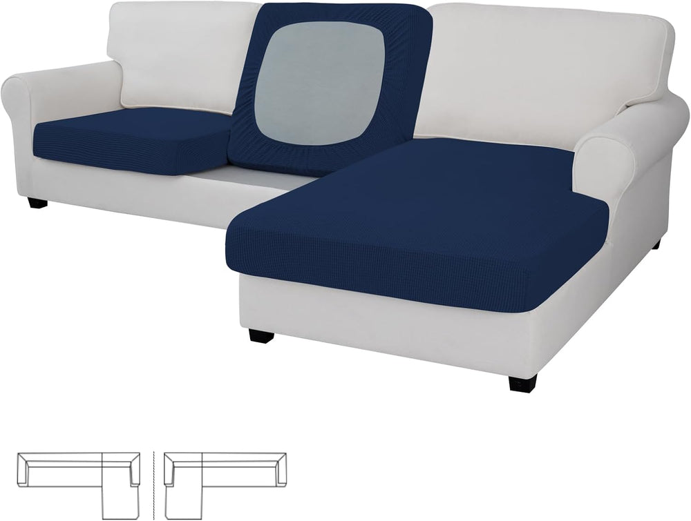 Easy-Going Stretch 3 Pieces Couch Cushion Covers