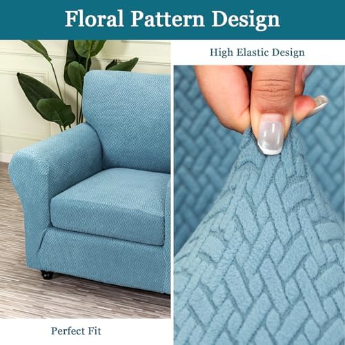 FUANGUI 2 Piece Chair Covers Armchair Arm Covers Chair Couch Covers