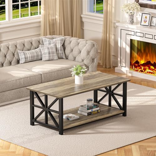 GreenForest Round Corners Coffee Table for Living Room