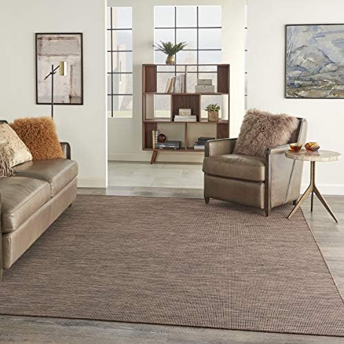 Nourison Home Positano Natural 8' x 10' Area Rug - Easy Clean, Non Sh...