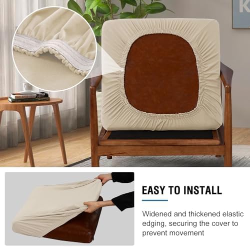 H.VERSAILTEX Chair Slip Covers with Arms 2 Piece Sofa Covers Super Stretch Cu...