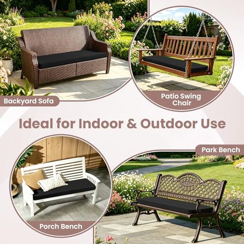 Outdoor Bench Cushions for Outdoor Furniture, 48x18 Inch, Waterproof Patio Fu...