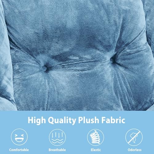 Youtanic Lazy Chair with Folding Ottoman, Accent Chair Plush Upholstered with...