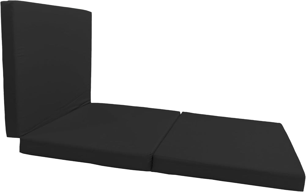 D&D Futon Furniture Trifold Foam Beds, Floor Tri-Fold Bed, Foldable Shiki...