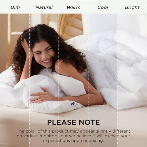 Bedsure Comforter Duvet Insert, Quilted Bedding Blanket, Oeko-TEX